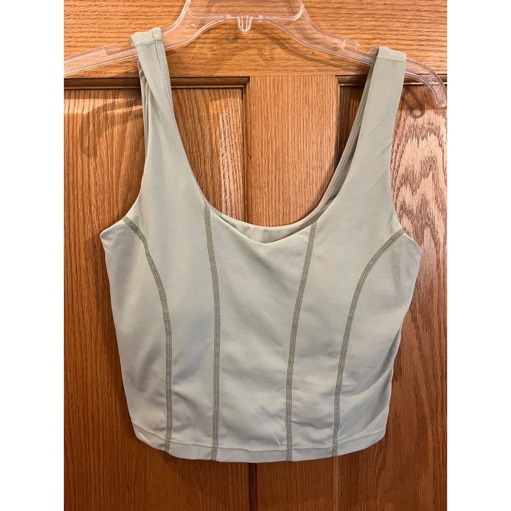 Vitality Womens Mint Green Cloud II Corset Athletic Balletcore Crop Tank Top Med